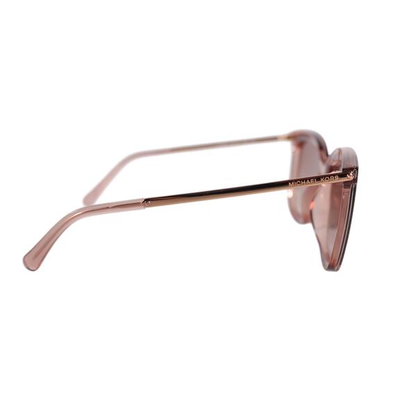 Michael Kors ZERMATT Women\'s Sunglasses-Transparent Pink / Rose Gold Mirror-NWT main image 9